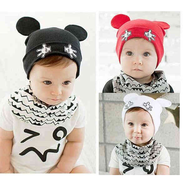 [High Quality] Topi Mickey Mouse Bayi Balita, Unisex_Cerianti