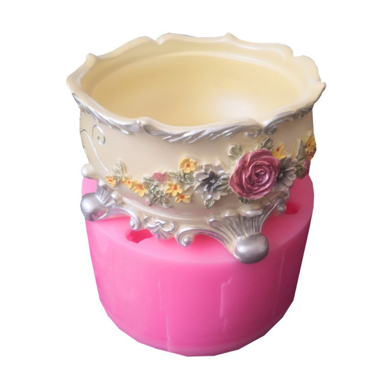 SIY  Epoxy Mold Dish Succulent Flower Pot Silicone Mold Mirror Resin Storage Mold