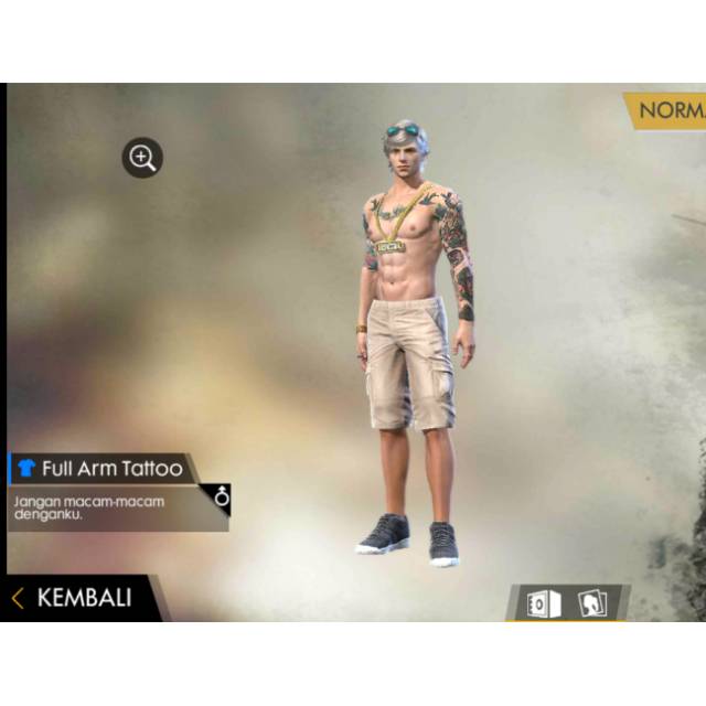 Promo Baju Tato Di Free Fire