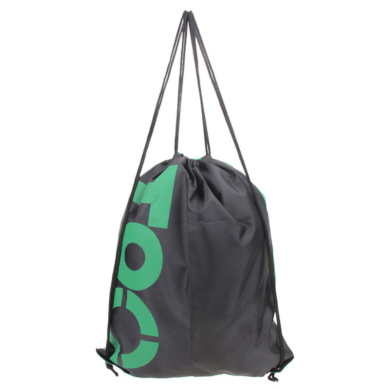 Tas Ransel Serut Drawstring Model Sport - Black