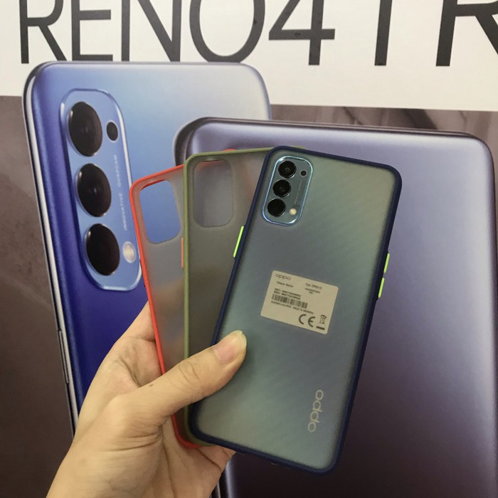 PREMIUM HYBRID CASE BLACK DOVE ANTI PECAH FOR OPPO RENO 4