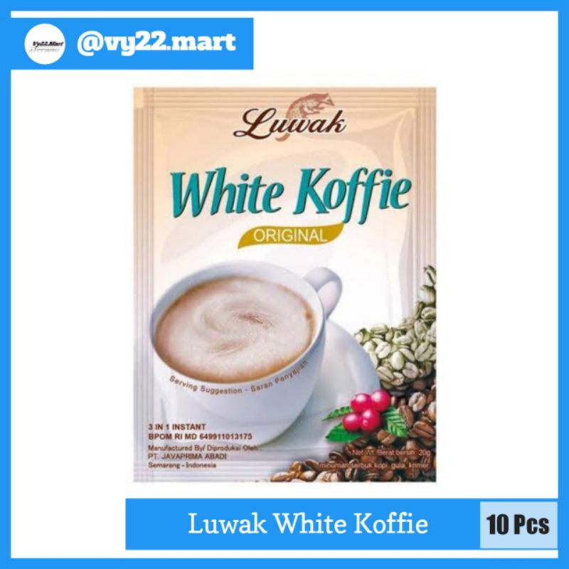 

Kopi Luwak White Koffie 1 Renceng = 10Pcs