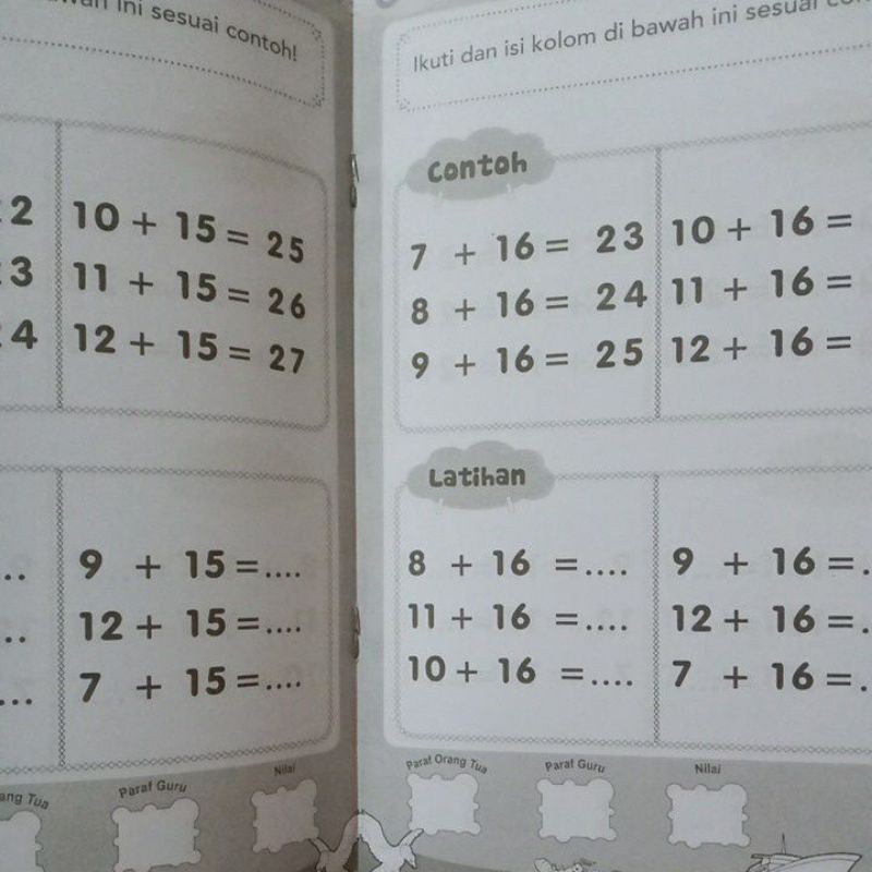Buku Lancar Berhitung 1a &amp; 1b Untuk Paud/Tk