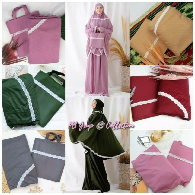 COD Mukena Plisket Renda/Mukena Dewasa/Mukena Terbaru 2021/Mukena Murah Grosir/Mukena/Mukena Hyget