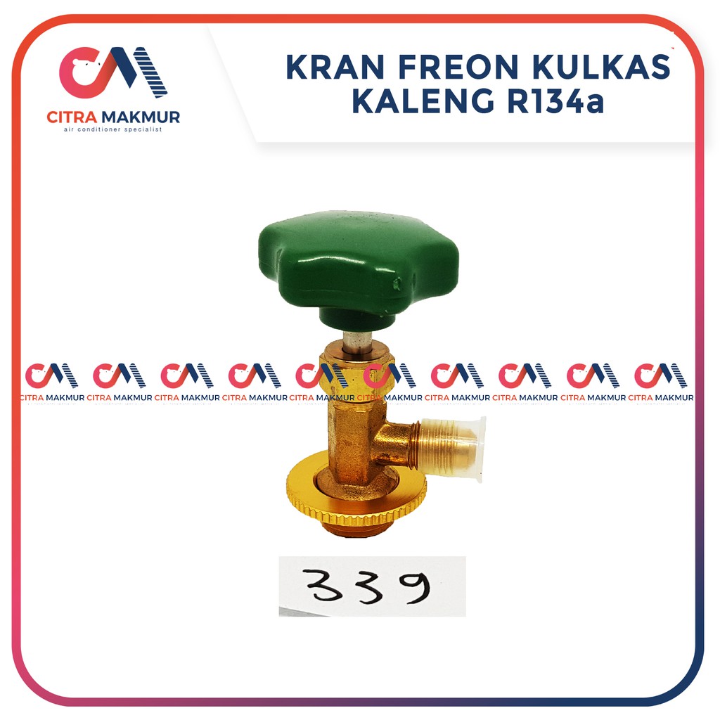 Kran Freon Kulkas Kaleng R134 Klea C 339 R 134 a R134a Keran Can Tap Refrigrant C339 AC Mobil