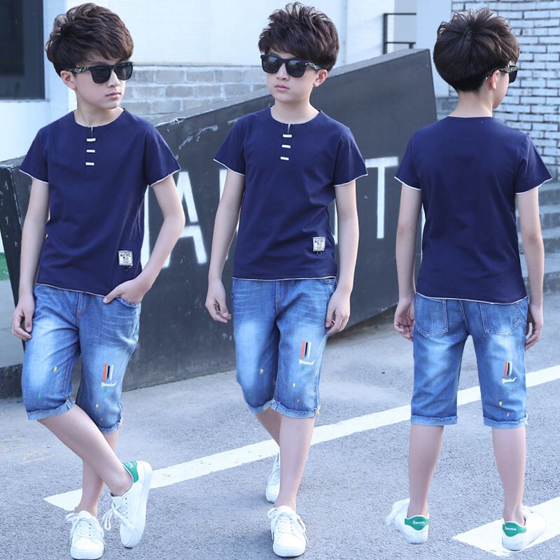 (LOLI-JKT) BOY-38 SETELAN BOY POLOS CASUAL MODEL COOL 110-160