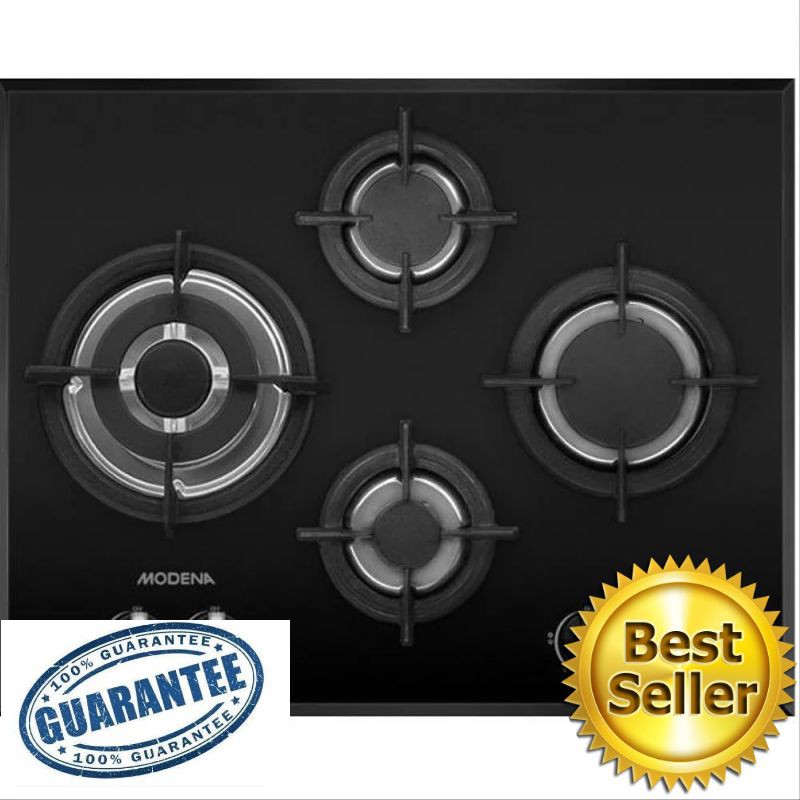 Promo Jual Modena Built-In Hob Gas 60 Cm. 4 Burners Bh 1645 - Khusus Jadetabek