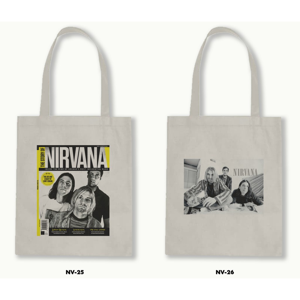 TOTE BAG BLACU - NIRVANA .02