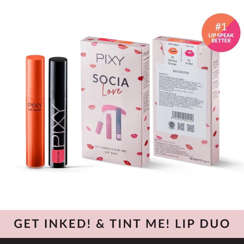 PIXY SOCIALOVE LIP DUO