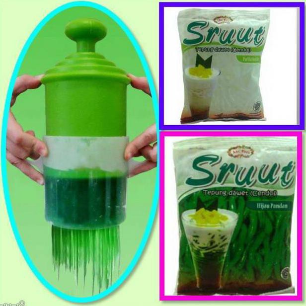 FREEONGKIR Alat cetak cendol/dawet + free sekantong tepung