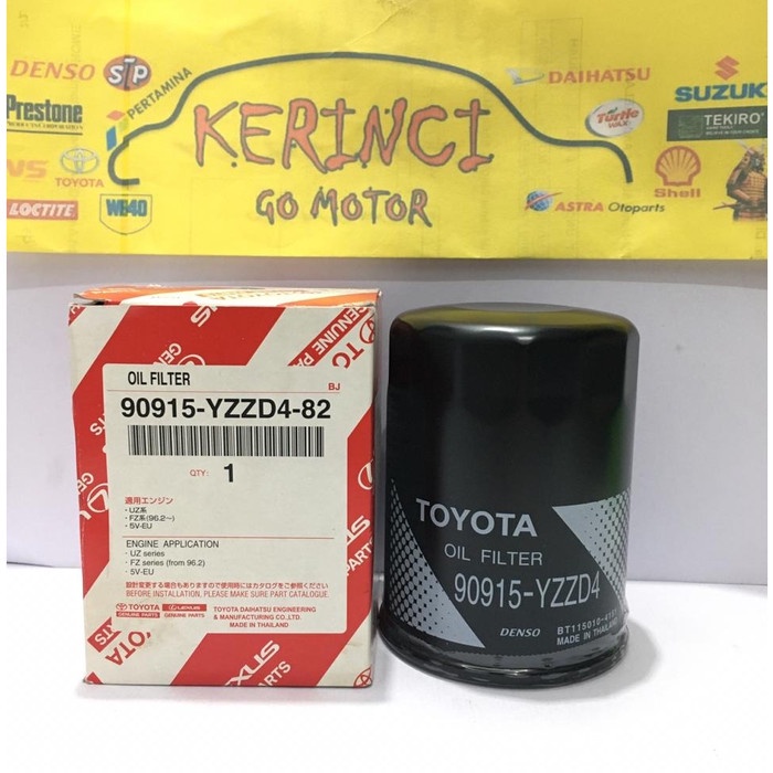 FILTER OLI ORI TOYOTA 90915-YZZD4-82 INNOVA BENSIN DIESEL - KIJANG