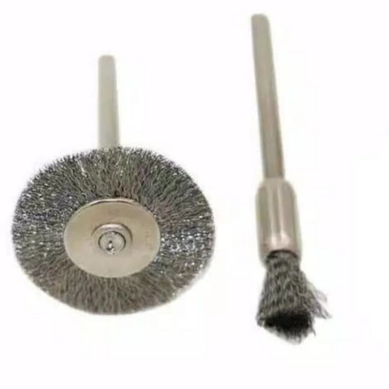 2pcs Sikat Kawat Gerinda mini Wire Brush Mini Grinder