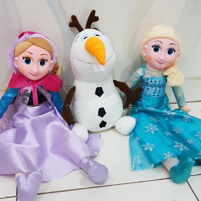 Boneka Set Frozen (Elsa,Anna Dan Olaf)