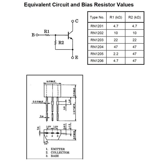 1202 Rn1202 Transistor Toshiba Original Nivic00 Segera Beli