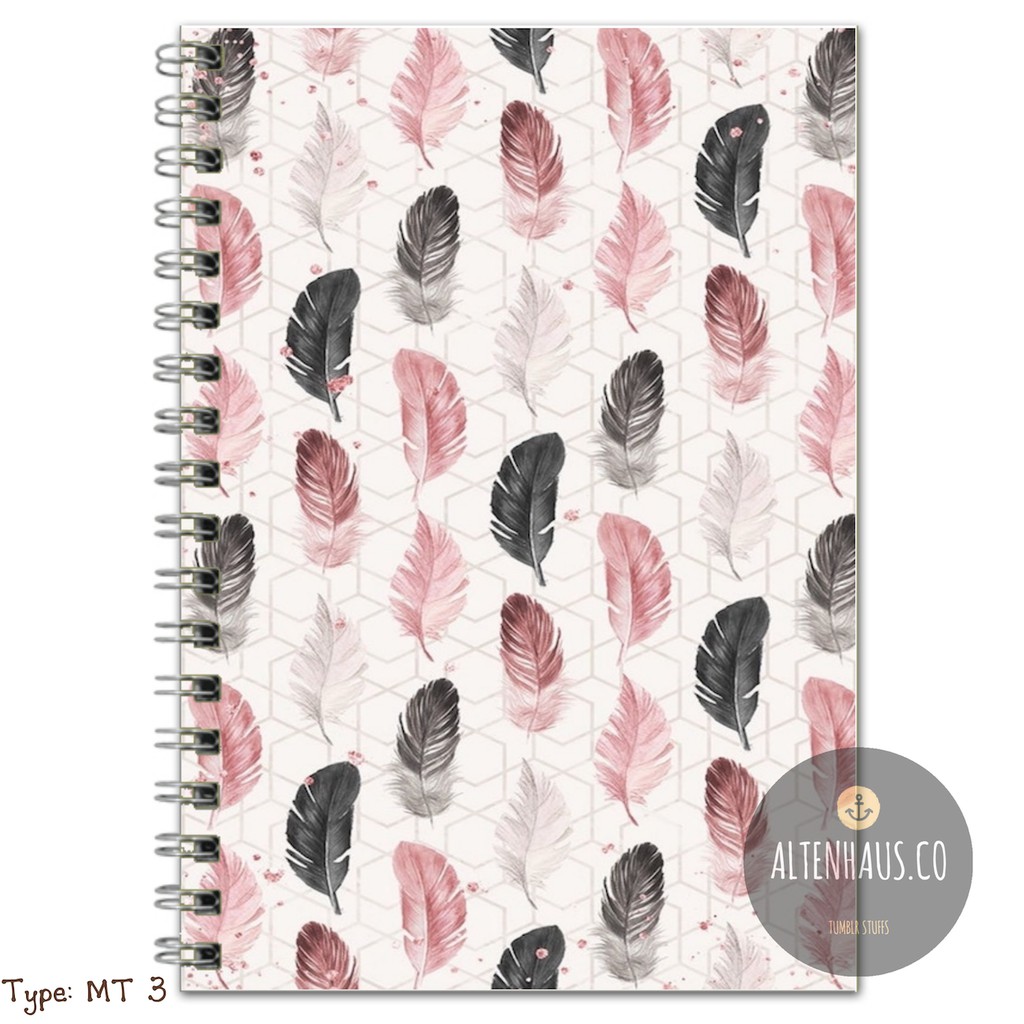 

Buku Catatan (Notebook) Custom Book Jilid Spiral. Planner Buku Agenda Tipe Mt3