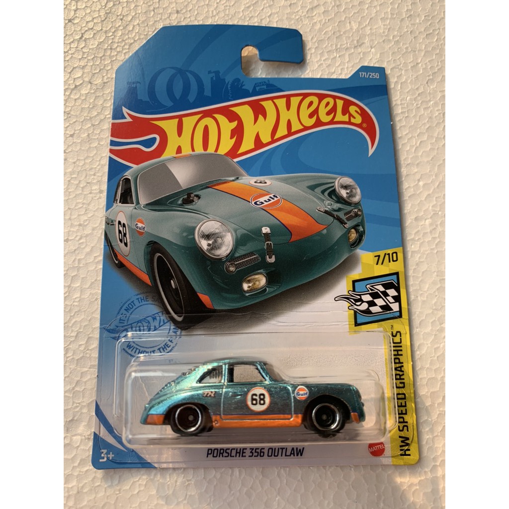 HOT WHEELS HOTWHEELS PORSCHE 356 OUTLAW GULF SUPER TREASURE HUNT BAN KARET LOT J 2021 FREE PROTECTOR