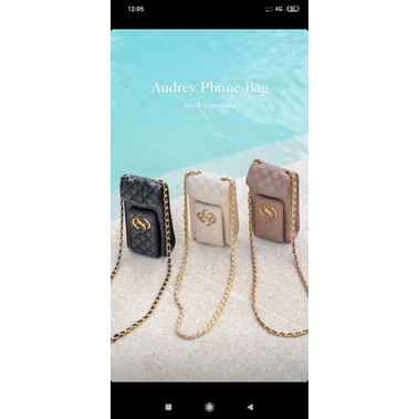 Audrey Phone Bag Black by Geulis
