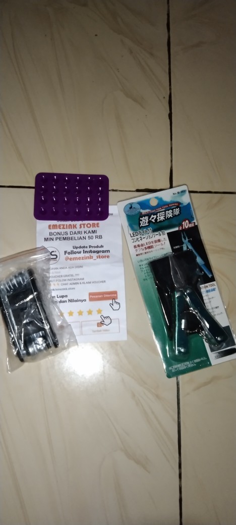 Tkm1 | Tang Multifungsi 9 In 1 Plus Senter | Zs