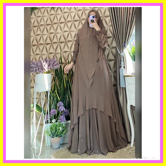 Gamis Wanita Gamis Jumbo Syari Remaja Elegan Ramadhan 2022 Gamis Lebaran Muslimah Dres Pesta Gamis P