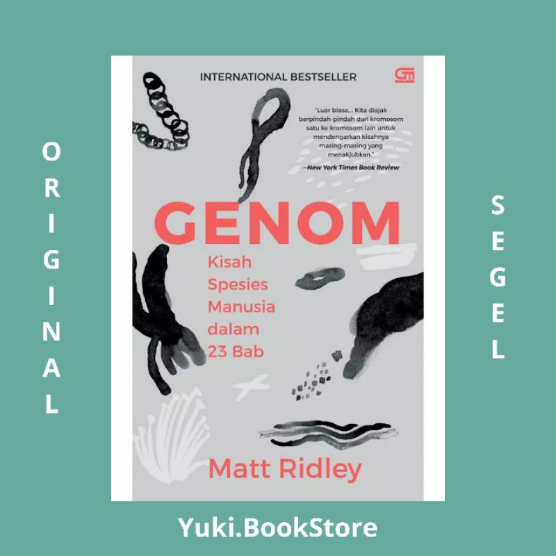 Genom: Kisah Spesies Manusia Dalam 23 Bab - Cover Baru
