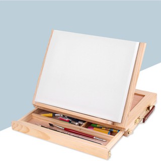 Stand Kayu Lukis Portabel Meja  Lipat  Ikea Easel Meja  Alat  