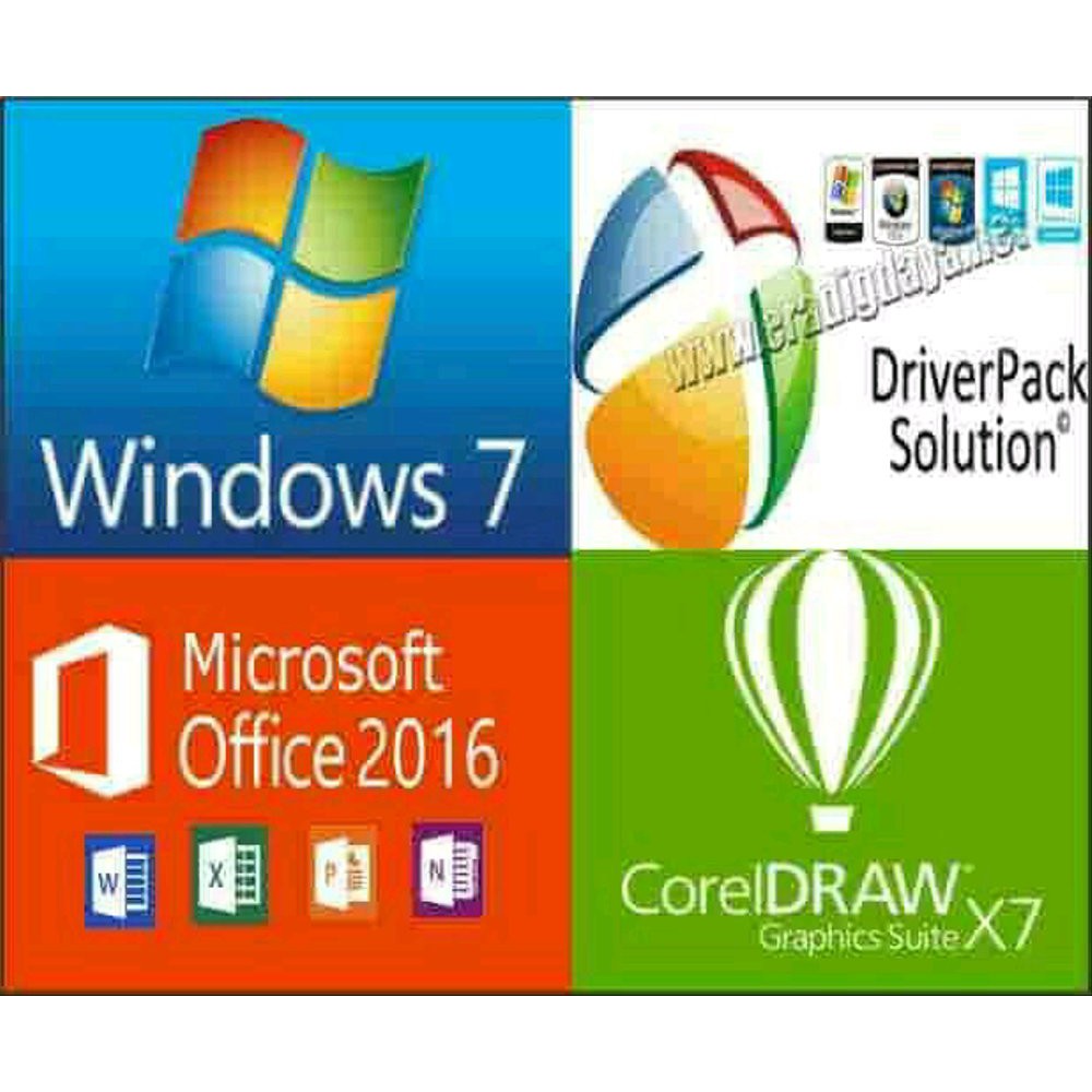 Order Langsung Paket DVD-CD Windows 7 AIO Dan Software TERLENGKAP e disigrosir