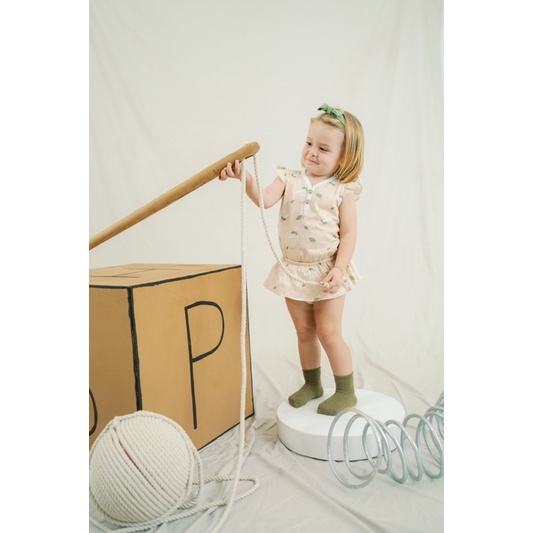 Bohopanna Ruffle Top Disney Tinkerbell - Kaos Atasan Anak 0-4thn