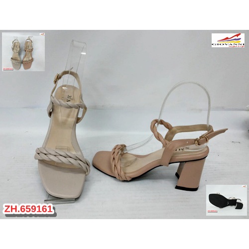 ZH.659161 GIOVANNI SANDAL TALI HAK KOTAK UNTUK WANITA