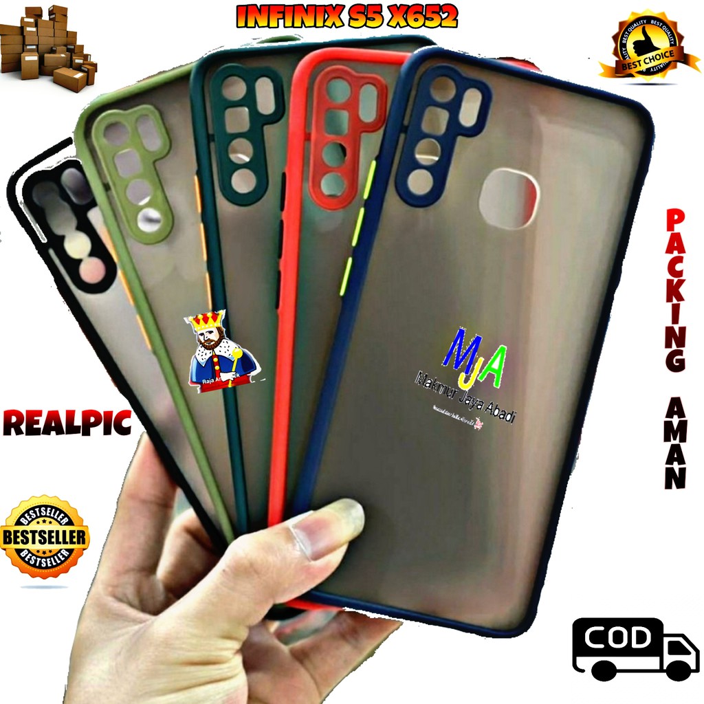 SOFTCASE INFINIX S5 - CASE MATTE FULL COLOUR MY CHOICE BUMPER CASE PELINDUNG KAMERA