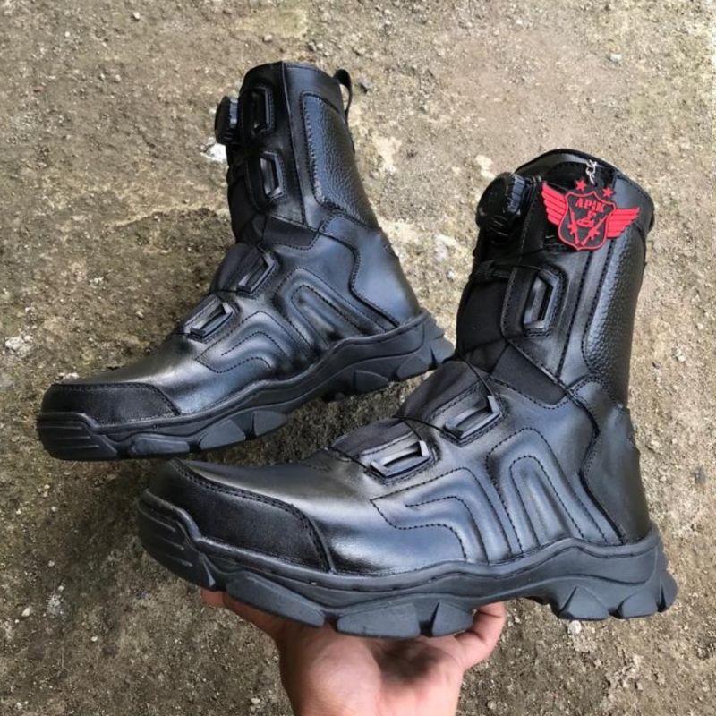 Sepatu Pdl Tali Putar BROTRHER Mamba Kulit Sapi Asli Berkualitas Sepatu Pdl Tni Polri Security Satpam
