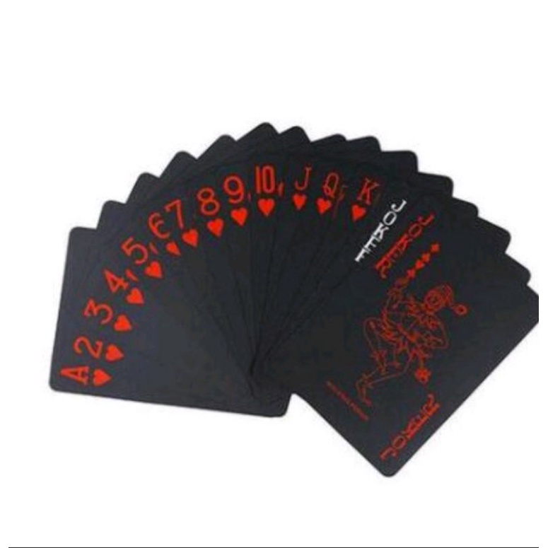 Kartu Poker Remi PVC Plastik Waterproof