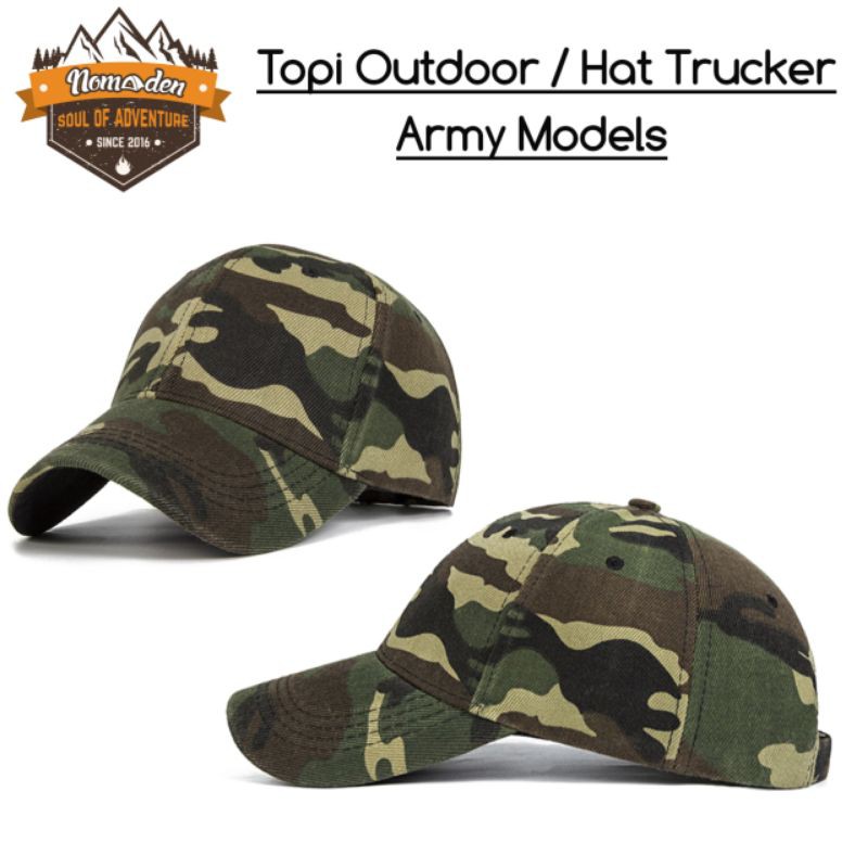 Topi Outdoor Topi Mancing Hat Trucker Army Models