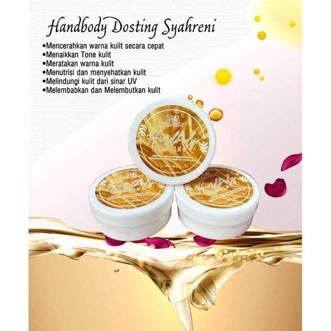 BISA (COD) SYAHRENI GLOWING HANDBODY DOSTING / SYR BODY LOTION DOSTING ORIGINAL