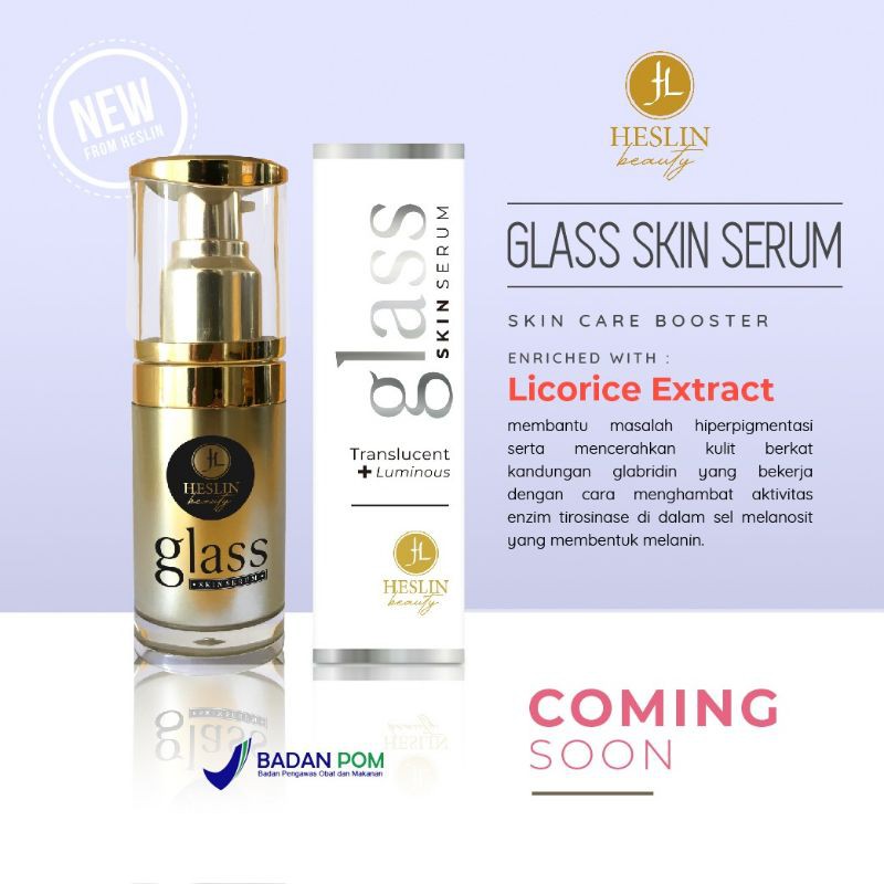 (SIAP KIRIM) SERUM HESLIN BEAUTY/HESLIN SERUM (WHITENING SERUM/ACNE SERUM/GLASSKIN SERUM)-1