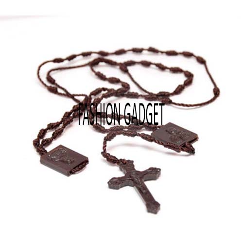 Kalung Rosario Scapulir Kalung Rosario Skapulir Kalung Salib kalung Salip Rosary Neclace Liontin Salib Perhiasan Fashion Peralatan Doa Rosario Bunda Maria Kalung Rohani