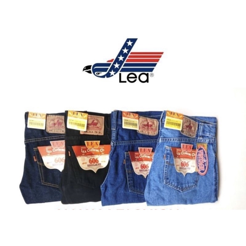 CELANA JEANS PANJANG PRIA LEA 606/STANDAR/REGULER/BESIT/BAGUS DAN MURAH.