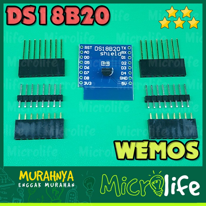 DS18B20 SHIELD WEMOS D1 MINI