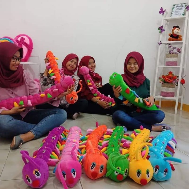 Boneka ulat/ ulil jumbo 80cm SNI