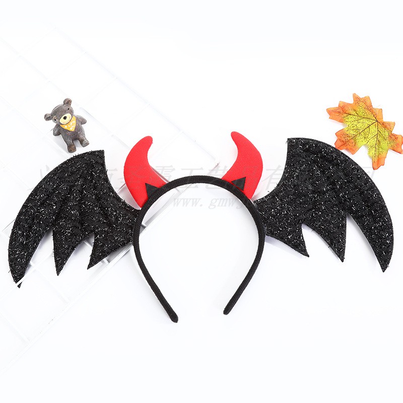 HBDW bando devil iblis wings sayap headband halloween cosplay