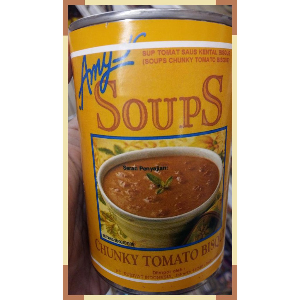 

Amys soups | soups chunky tomato bisque | product of America