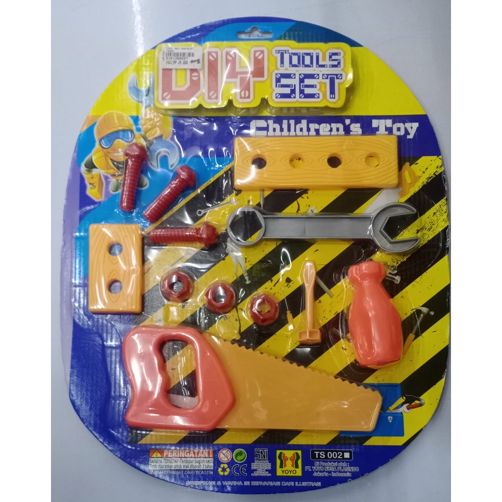 Mainan Anak Pertukangan Alat Perkakas Tukang Tool Set