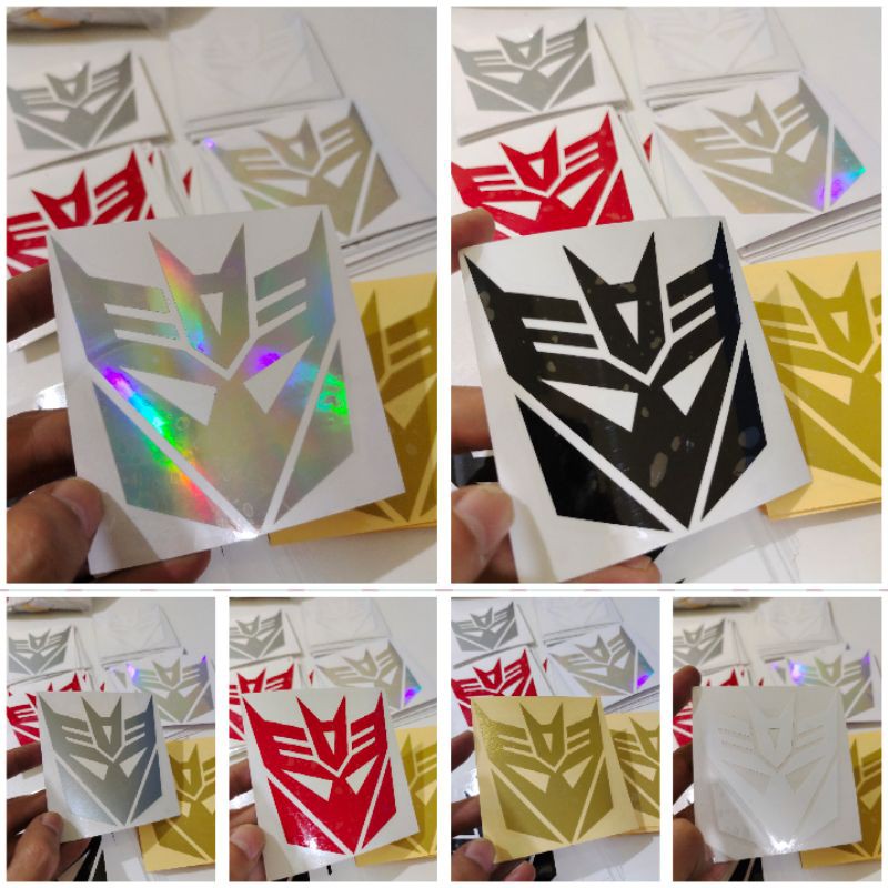 STICKER TRANSFORMERS CUTTING