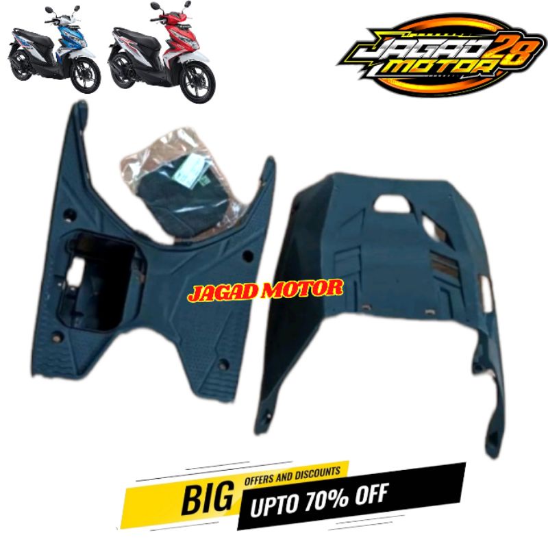 COVER DEK INJEKAN BORDES KOLONG ATAS BAWAH HONDA BEAT FI ESP NEW 2016 2017 2018 2019 / COVER UNDER DEK KOLONG BAWAH STEP FLOOR BORDES PIJAKAN KAKI BEAT FI ESP NEW 2016 2017 2018 2019 / BORDES INJAKAN KAKI SET COVER BAWAH BEAT FI NEW ESP 2016-2019