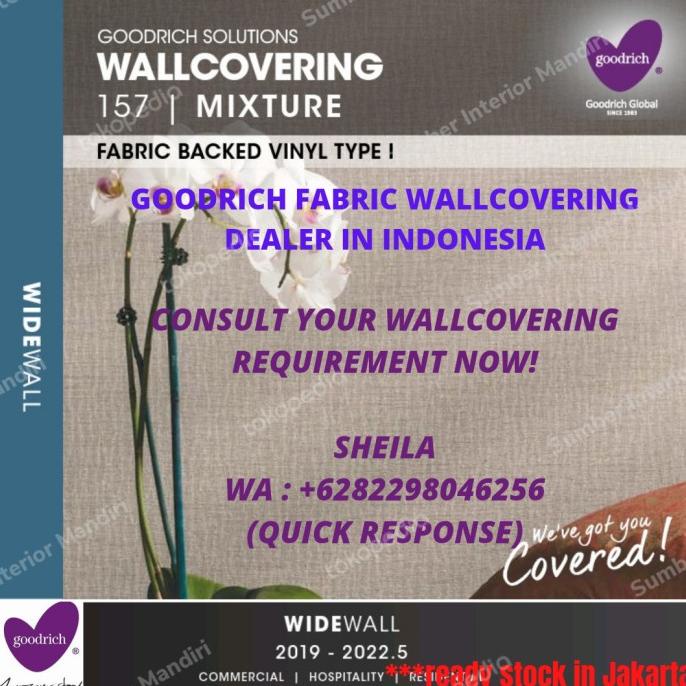 WALLPAPER Wallsmart Goodrich Wallpaper (Fabric Backed)