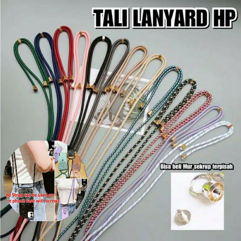 Tali Lanyard Handphone Sling Strap Saja Iphone Vivo Samsung Artis Nagita