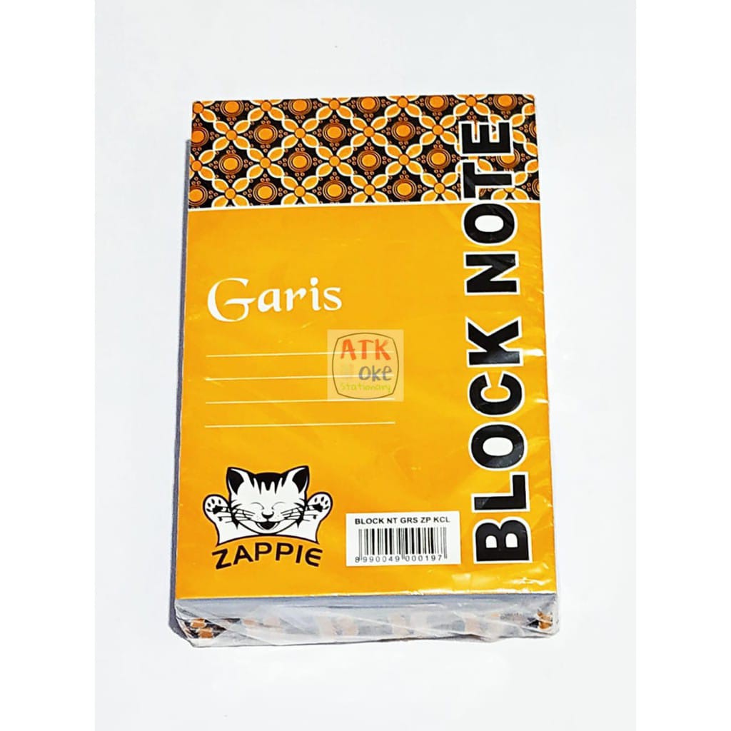 

Zappie Blocknote Garis kecil 1pcs