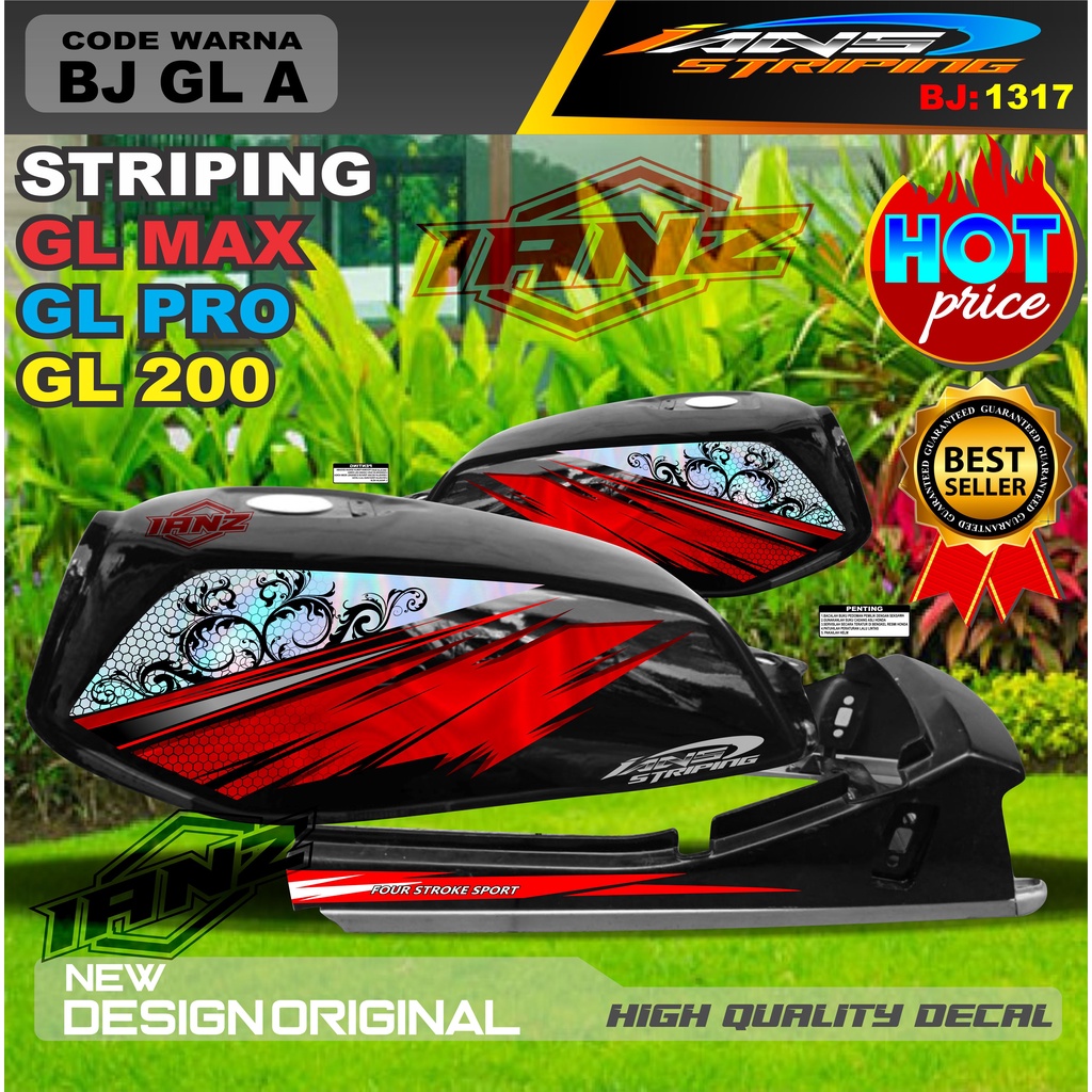 STRIPING GL PRO HOLOGRAM / STRIPING GL PRO MAX VARIASI HOLOGRAM / STRIPING GL HOLOGRAM