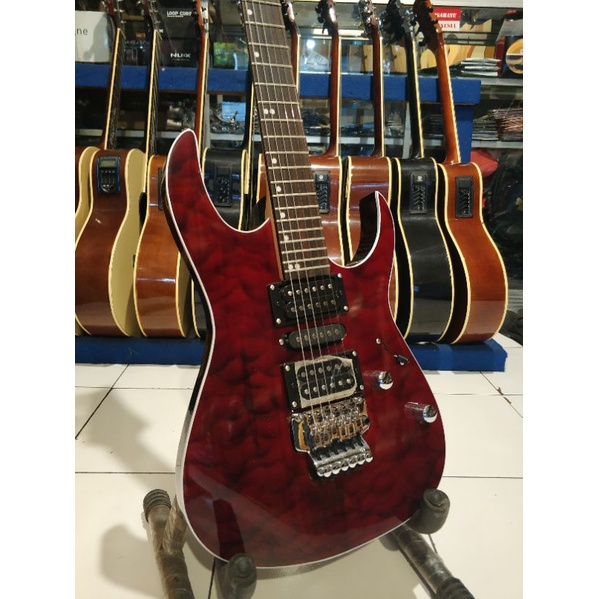 GITAR ELEKTRIK IBANEZ PREMIUM MURAH/ GITAR ELEKTRIK IBANEZ RG ARMY MAPLE MURAH GITARLISTRIK JOGJA