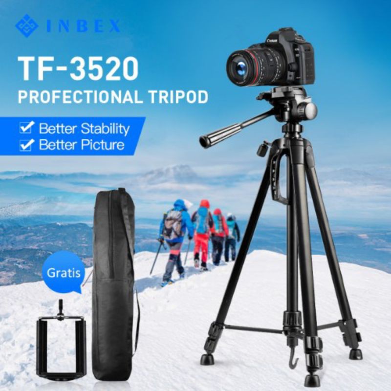 Tripod Inbex TF 3520 Free Holder Hp Dan Holder Tablet