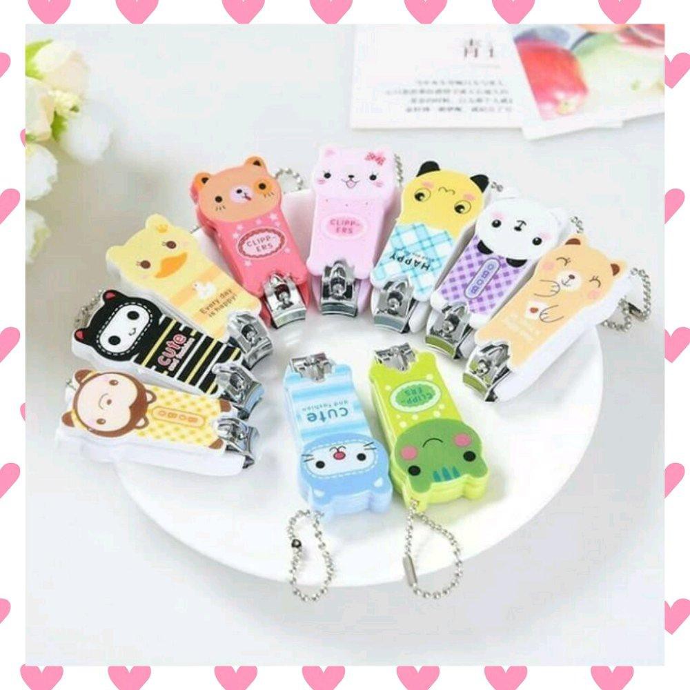 Gunting Kuku Karakter Mini Lucu Nail Clippers Souvenir Gunting Kuku